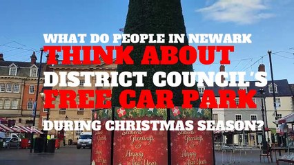 What do people think about free parking over Christmas season?