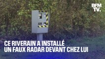 Ce riverain a installé un faux radar devant chez lui pour inciter les automobilistes à ralentir