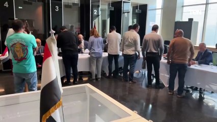 إقبال حاشد من المصريين بالخارج على لجان الاقتراع في عمان للتصويت في الانتخابات الرئاسية المصرية 2024