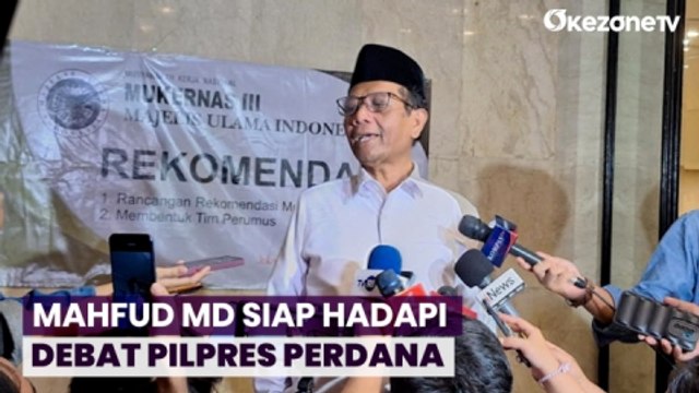 Cawapres Partai Perindo Mahfud MD Siap Hadapi Debat Pilpres 2024
