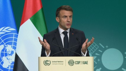 COP 28 : Emmanuel Macron appelle les pays émergents « à sortir du charbon »
