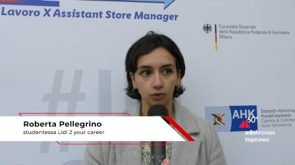 Formazione, studentessa Pellegrino: "Lidl punta tanto ai propri dipendenti"