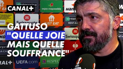 Gennaro Gattuso : "Quelle joie, mais quelle souffrance aussi"