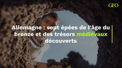 Sept épées de l'âge du bronze et des trésors médiévaux : d'incroyables découvertes en Allemagne