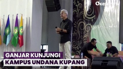 Ganjar Kunjungi Kampus Undana Kupang, Ajak Mahasiswa Siapkan Diri Menuju Dunia Kerja
