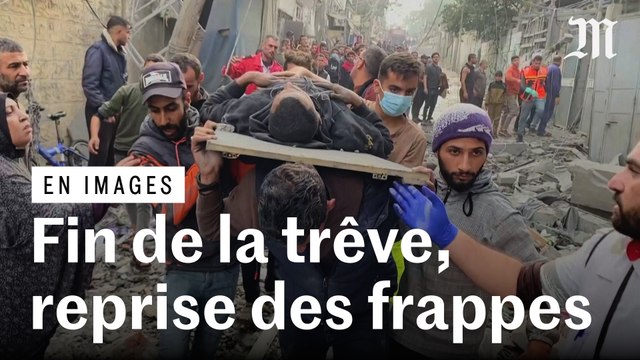 Israël-Hamas : après la trêve, les frappes israéliennes reprennent