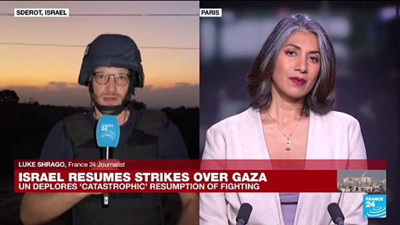 Israeli airstrikes on Gaza resume after weeklong truce with Hamas ends