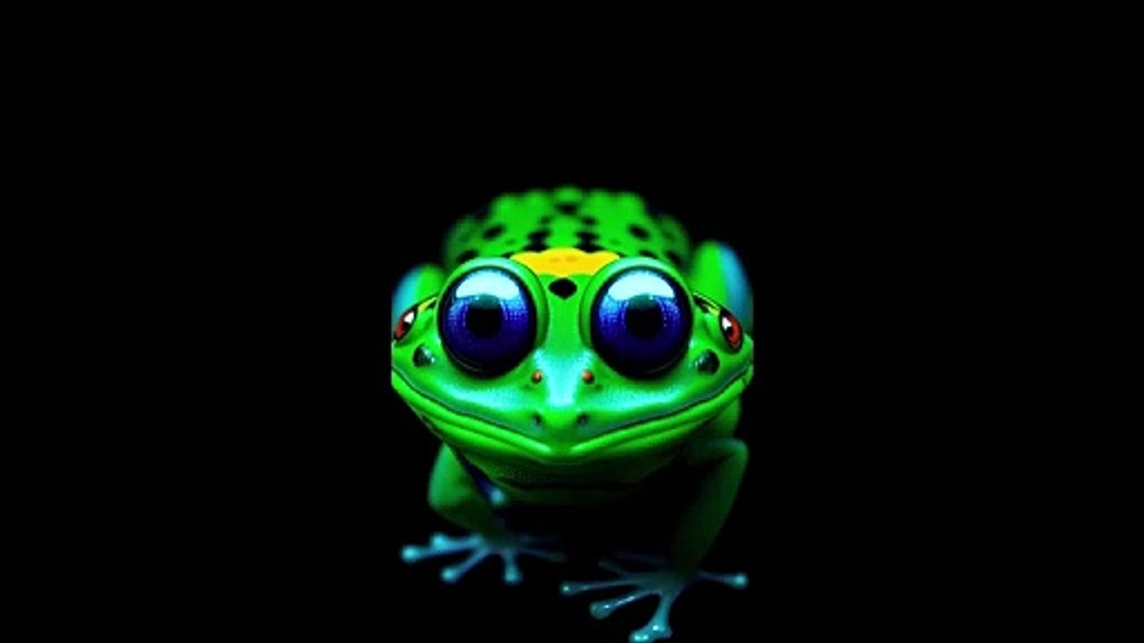 Trippy frog