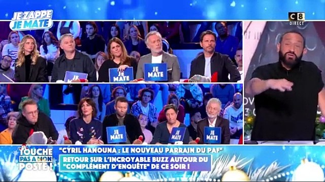 Cyril Hanouna annonce sa riposte à Complément d'enquête : Je le dis, à France Télé, ils n'auraient pas dû. Nous avons trouvé du très très lourd sur eux! Ca va être très compliqué pour eux...