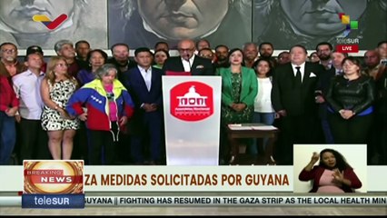 President of the Venezuelan Parliament thanks legal team that defended the referendum before the ICJ