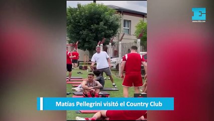 Matías Pellegrini visitó el Country Club