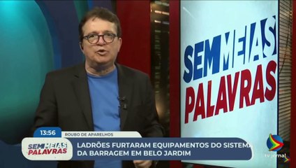 Equipamentos do sistema de bombeamento de barragem são furtados em Belo Jardim
