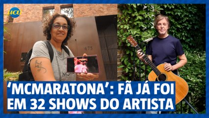 'McMaratona': Fã se prepara para ir em todos os shows do artista no Brasil