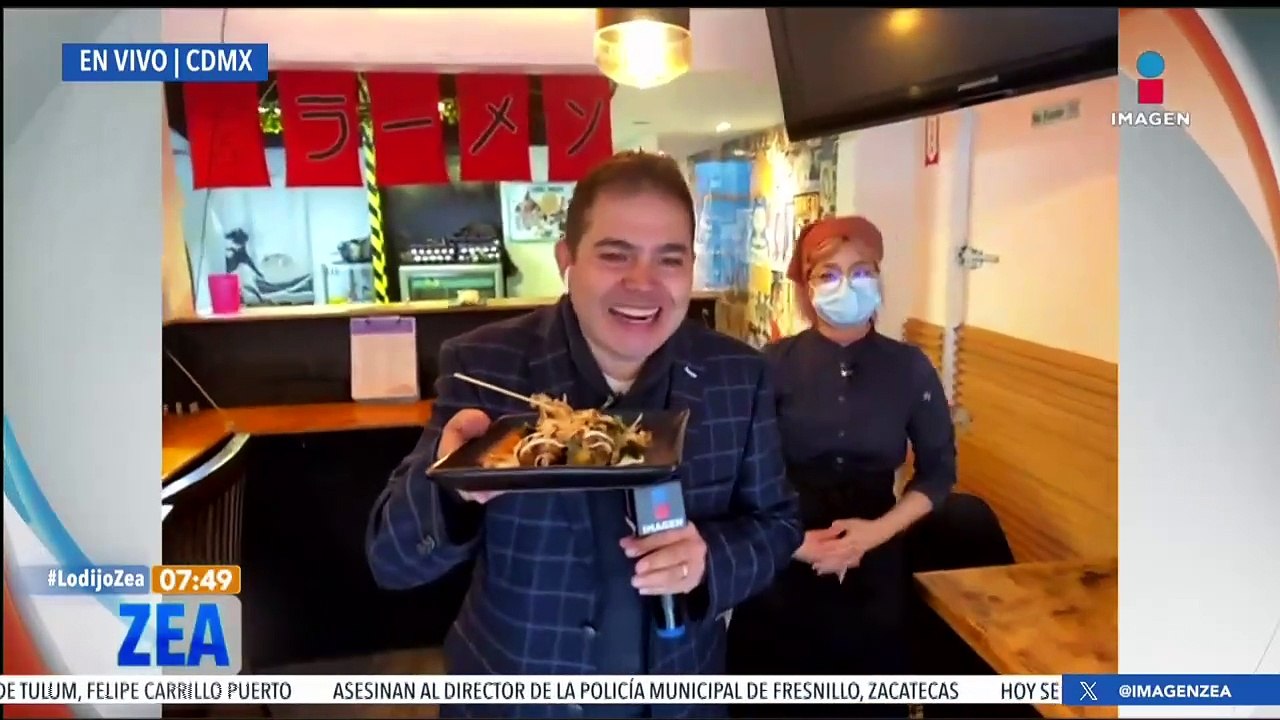 Atalo Mata desayuna ramen en Shuten-Ramen