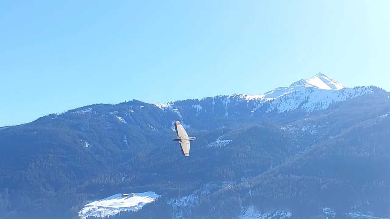 Rc Hangflug, Nurflügel Alula Trek am Haushang Ost