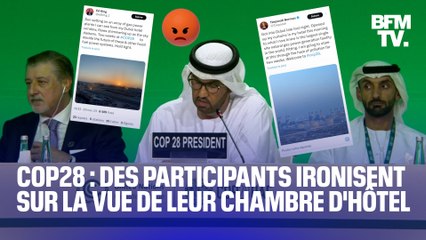 COP28 à Dubaï: Des participants publient des photos de leurs chambres d’hôtel avec vue sur des usines d'hydrocarbures