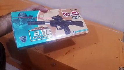 Unboxing and Review of AK47 Toy Gun with Laser Light