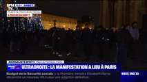 Manifestation de l'ultradroite: plusieurs personnes commencent à se rassembler sur la place du Panthéon