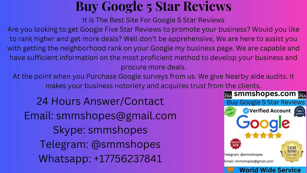 Buy Google 5 Star Reviews