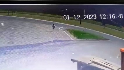 Vídeo impressionante mostra atropelamento que deixou vítima em estado grave na PR-323 em Umuarama