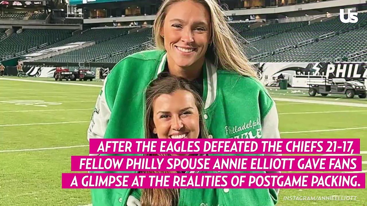 Fellow Eagles Wife Mocks ‘national Treasure Kylie Kelces Packing Skills After Chiefs Game 