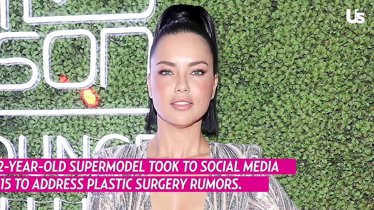 Adriana Lima Shuts Down Plastic Surgery Accusations