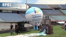 Uruguay celebra su primer festival de globos aerostáticos