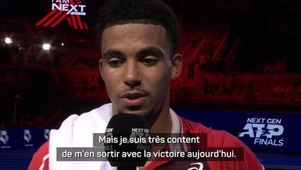 Masters Next Gen - Fils : "Un match très compliqué contre un énorme ami"