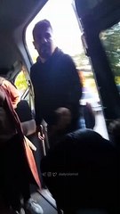 Filistin şalı bahanesiyle araçtan indirdi