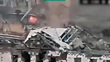 Всё что осталось от Марьинки в Донецкой области