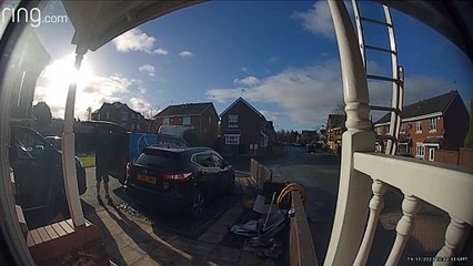 Wind Blows Ladder Down