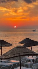 Sunset splendide : Erdek, Turquie