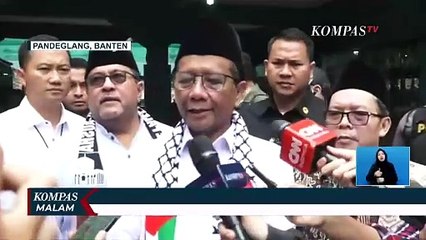 Mahfud MD Sambangi Santri dan Ulama di Pandeglang Banten