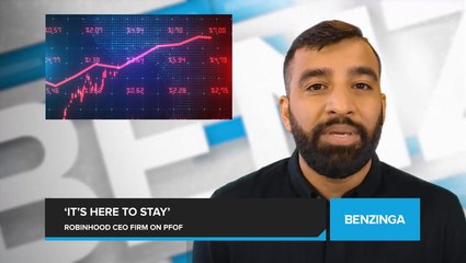 Robinhood CEO Vlad Tenev Defends Payment for Order Flow, Saying 'It's Here to Stay'