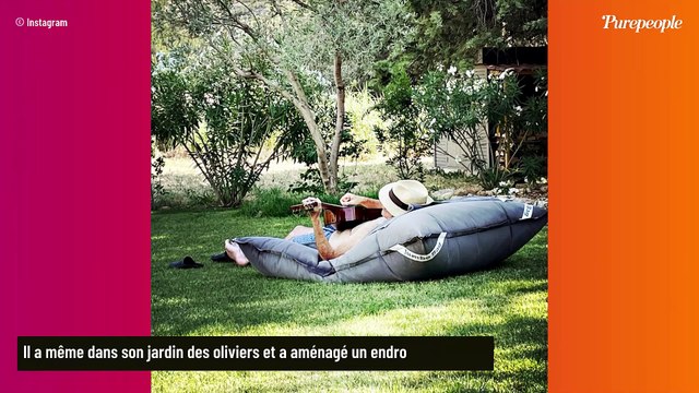 MAISON DE STARS Gaëtan Roussel propriétaire d'un mas bicentenaire niché au bout d'une grimpette en lacets