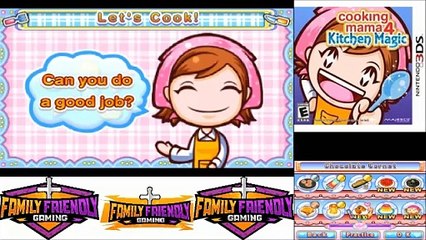 Cooking Mama 4 Kitchen Magic 3DS Chocolate Cornet