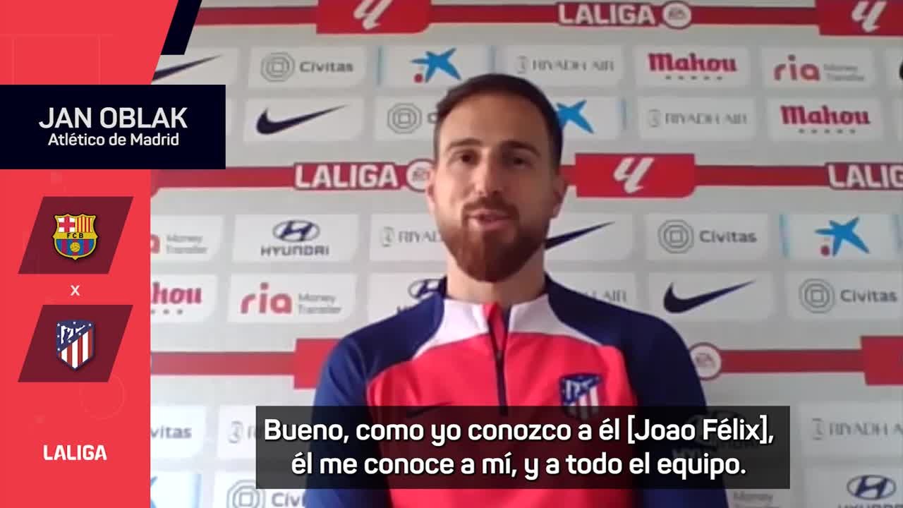 Oblak: "Joao Félix puede hacer cosas que no puedes esperar"