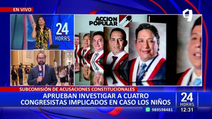 Subcomisión aprueba investigación a parlamentarios por caso 'Los Niños'