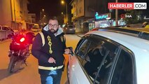 Düzce'de şehir merkezinde ışık donanımı denetiminde sürücülere ceza yağdı