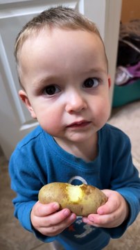 Munching On Raw Potato