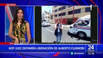 Alberto Fujimori: PNP y manifestantes se reunieron en las afueras de Corte Superior