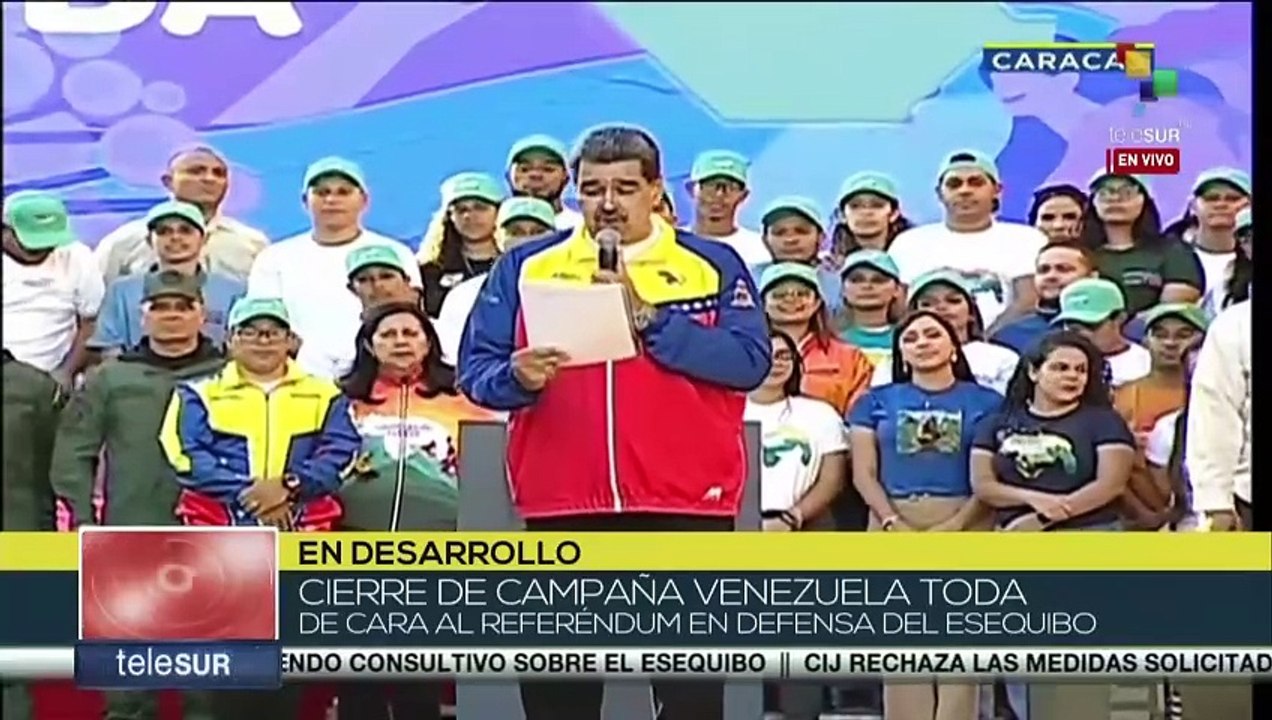Último Minuto: Cierre de Campaña “Venezuela Toda” de cara al Referéndum Consultivo