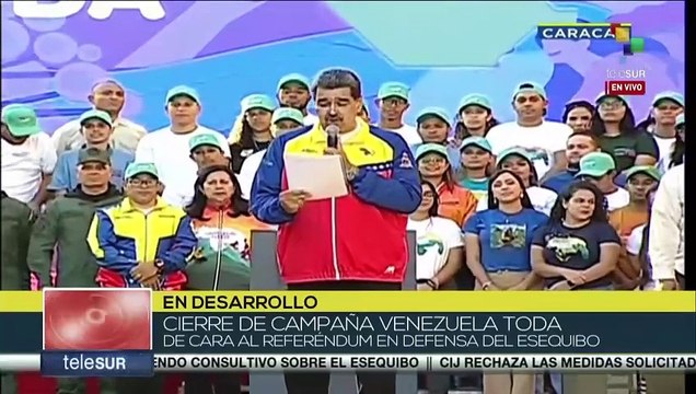 Último Minuto: Cierre de Campaña “Venezuela Toda” de cara al Referéndum Consultivo