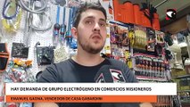 Hay demanda de grupo electrógeno en comercios misioneros