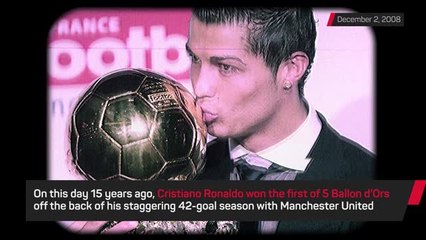 On This Day: Ronaldo's first Ballon d'Or kicks off golden age