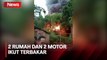Gudang Ribuan Tabung Gas Terbakar dan Meledak Terekam Video Amatir di Grobogan