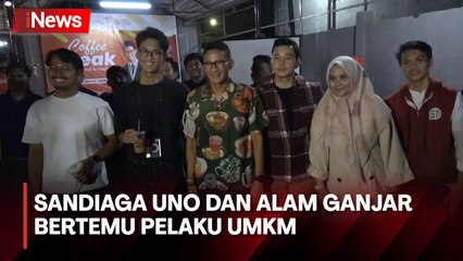 Sandiaga Uno Gandeng Alam Ganjar, Temui Pelaku UMKM di Makassar