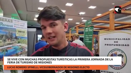 下载视频: Se vive con muchas propuestas turísticas la primera jornada de la Feria de Turismo de Misiones