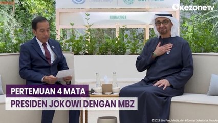 Bertemu Presiden MBZ di Dubai, Jokowi Sebut Harga Minyak Harus Lebih Kompetitif?