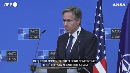 Blinken: "Dobbiamo concentrarci su cosa accadra' a Gaza dopo la guerra"